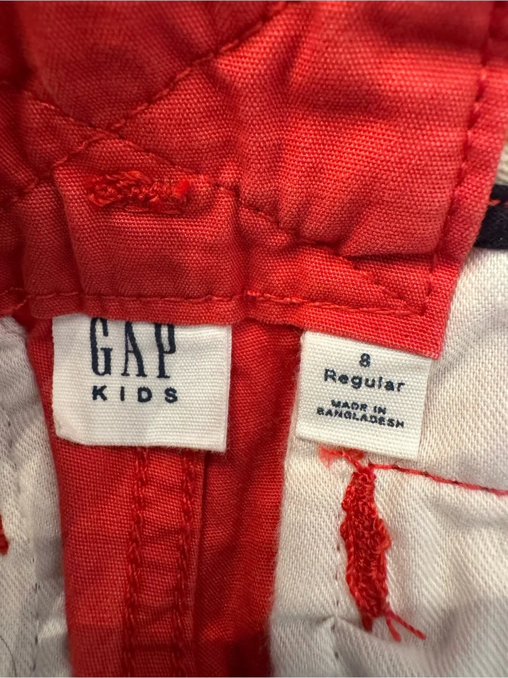 Boys GAP kids Red Cargo Shorts